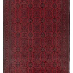 Afghanske tepper - Kunduz - 294 x 195 cm - rød
