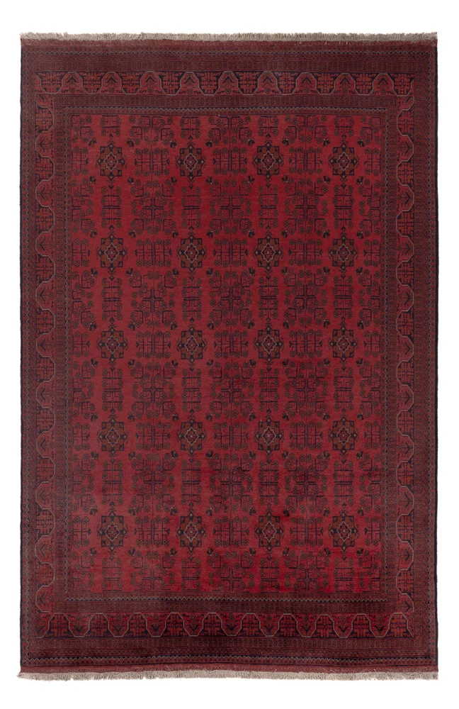 Afghanske tepper - Kunduz - 294 x 195 cm - rød