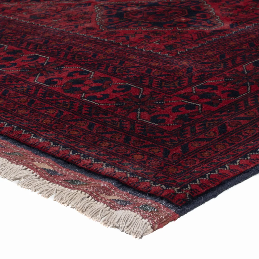 Afghanske tepper - Kunduz - 294 x 199 cm - rød