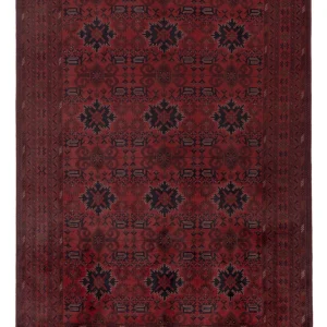 Afghanske tepper - Kunduz - 294 x 199 cm - rød