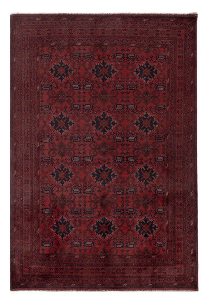 Afghanske tepper - Kunduz - 294 x 199 cm - rød