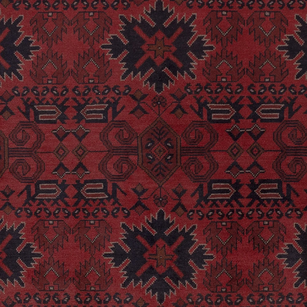 Afghanske tepper - Kunduz - 294 x 199 cm - rød
