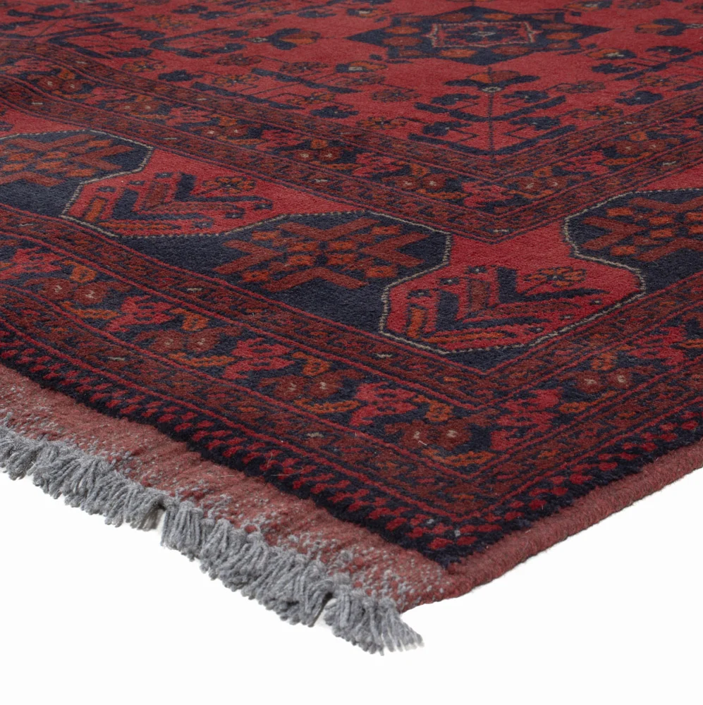 Afghanske tepper - Kunduz - 294 x 207 cm - rød