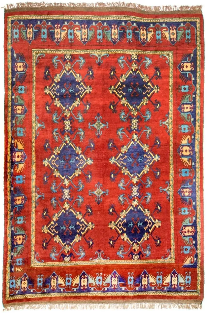 Afghanske tepper - Kunduz - 294 x 211 cm - rød