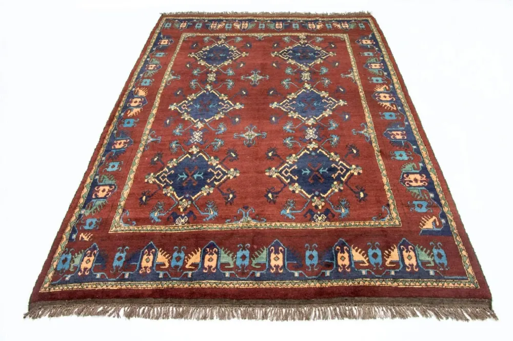 Afghanske tepper - Kunduz - 294 x 211 cm - rød