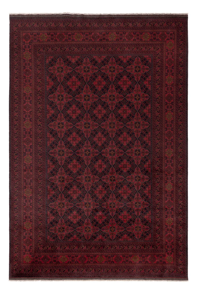 Afghanske tepper - Kunduz - 295 x 197 cm - rød