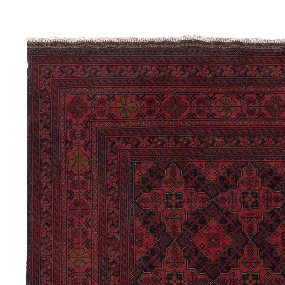 Afghanske tepper - Kunduz - 295 x 197 cm - rød