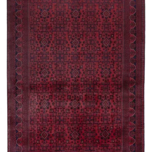 Afghanske tepper - Kunduz - 295 x 200 cm - mørk rød
