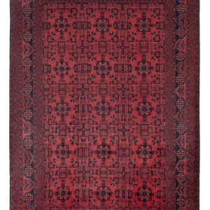 Afghanske tepper - Kunduz - 295 x 201 cm - rød