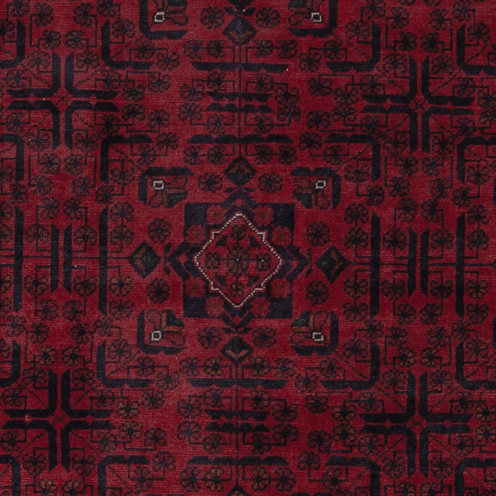 Afghanske tepper - Kunduz - 295 x 201 cm - mørk rød