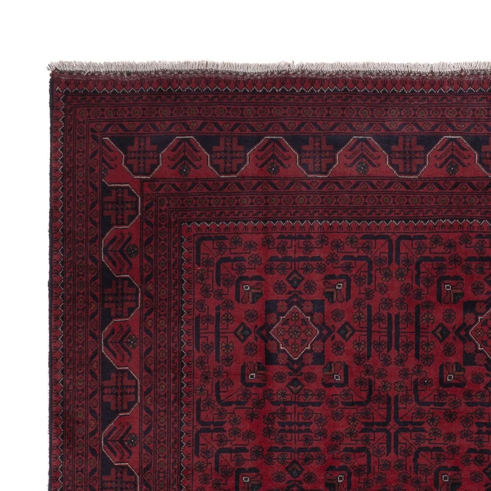 Afghanske tepper - Kunduz - 295 x 201 cm - mørk rød