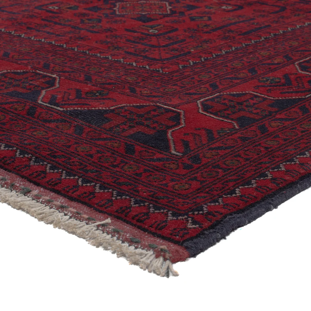 Afghanske tepper - Kunduz - 295 x 201 cm - mørk rød