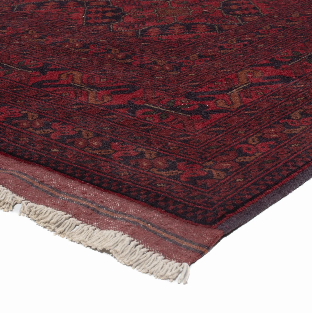 Afghanske tepper - Kunduz - 295 x 202 cm - rød