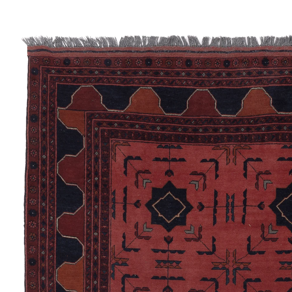 Afghanske tepper - Kunduz - 295 x 204 cm - rød