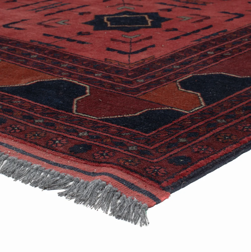 Afghanske tepper - Kunduz - 295 x 204 cm - rød