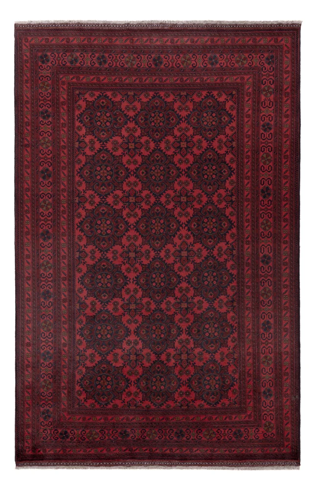 Afghanske tepper - Kunduz - 296 x 196 cm - rød
