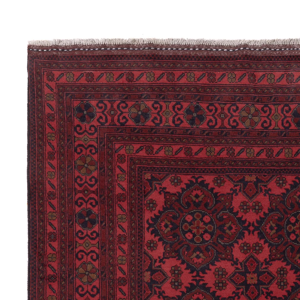Afghanske tepper - Kunduz - 296 x 196 cm - rød