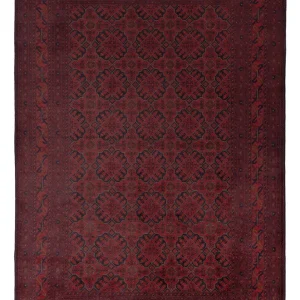 Afghanske tepper - Kunduz - 296 x 200 cm - rød