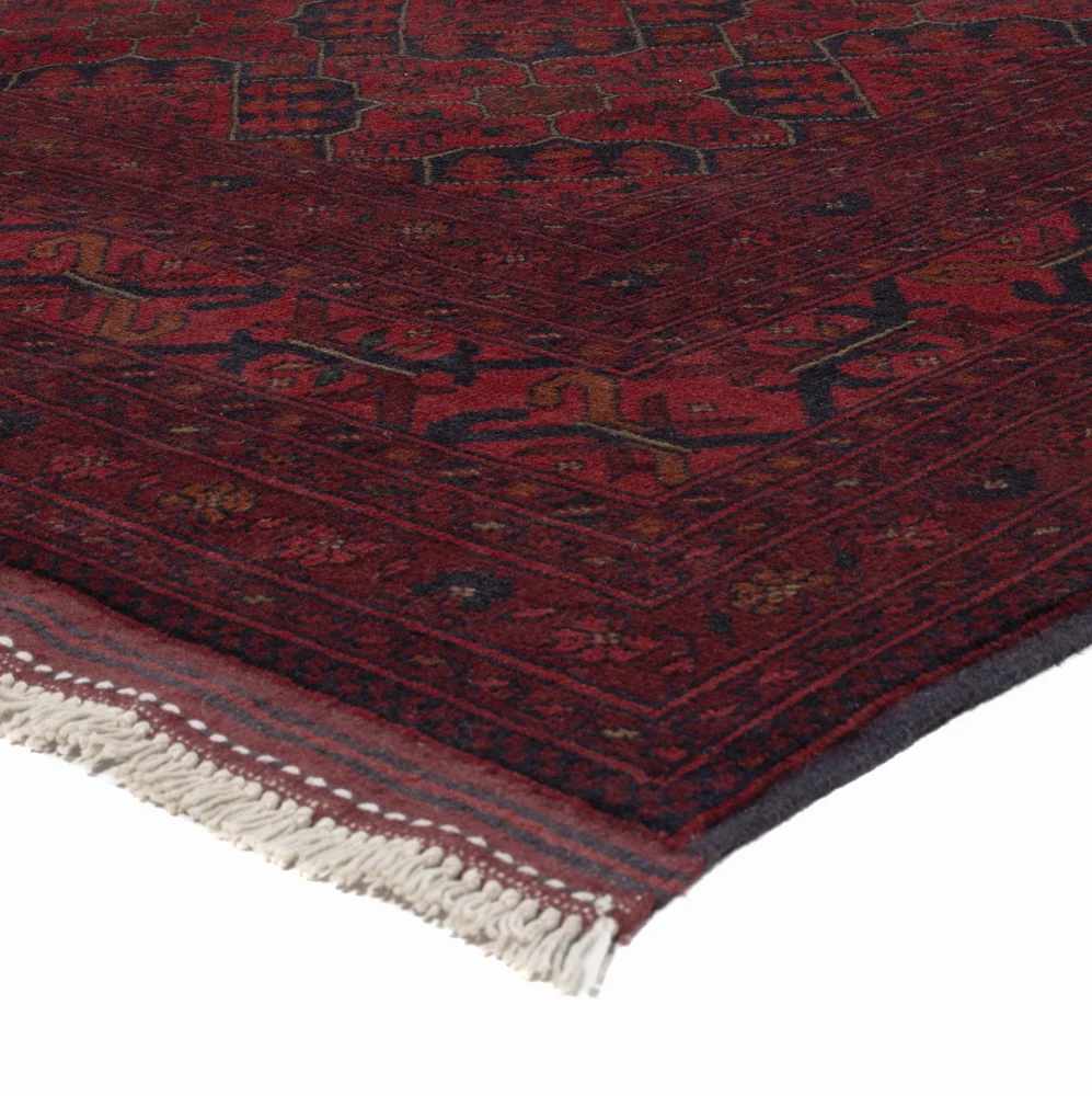 Afghanske tepper - Kunduz - 296 x 200 cm - rød