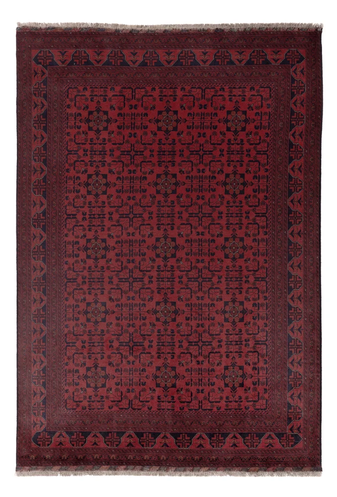 Afghanske tepper - Kunduz - 296 x 204 cm - rød