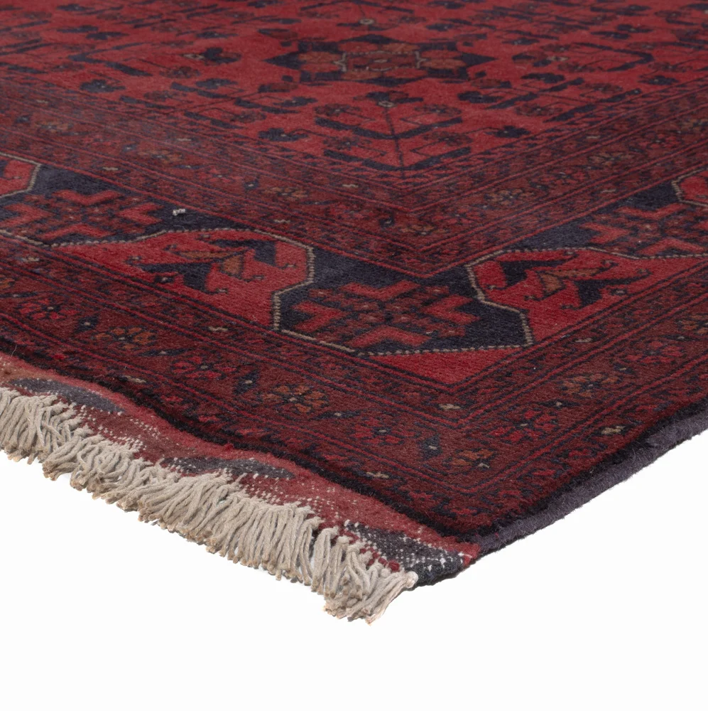 Afghanske tepper - Kunduz - 296 x 204 cm - rød