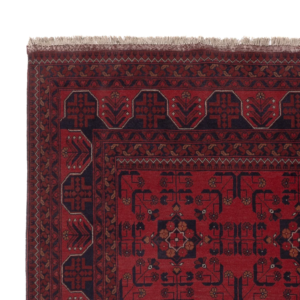 Afghanske tepper - Kunduz - 296 x 205 cm - rød
