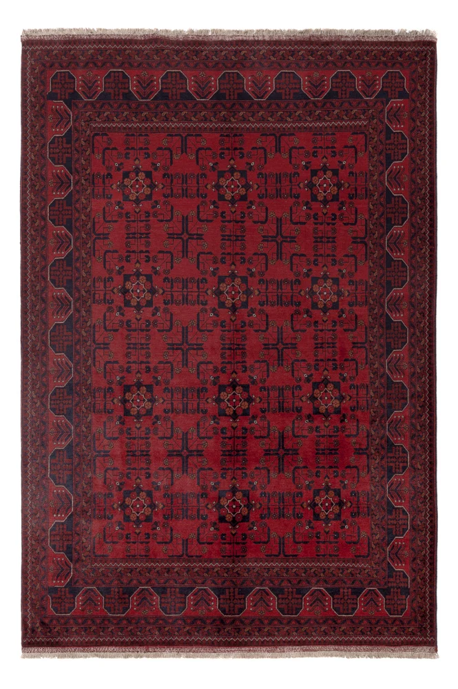 Afghanske tepper - Kunduz - 296 x 205 cm - rød