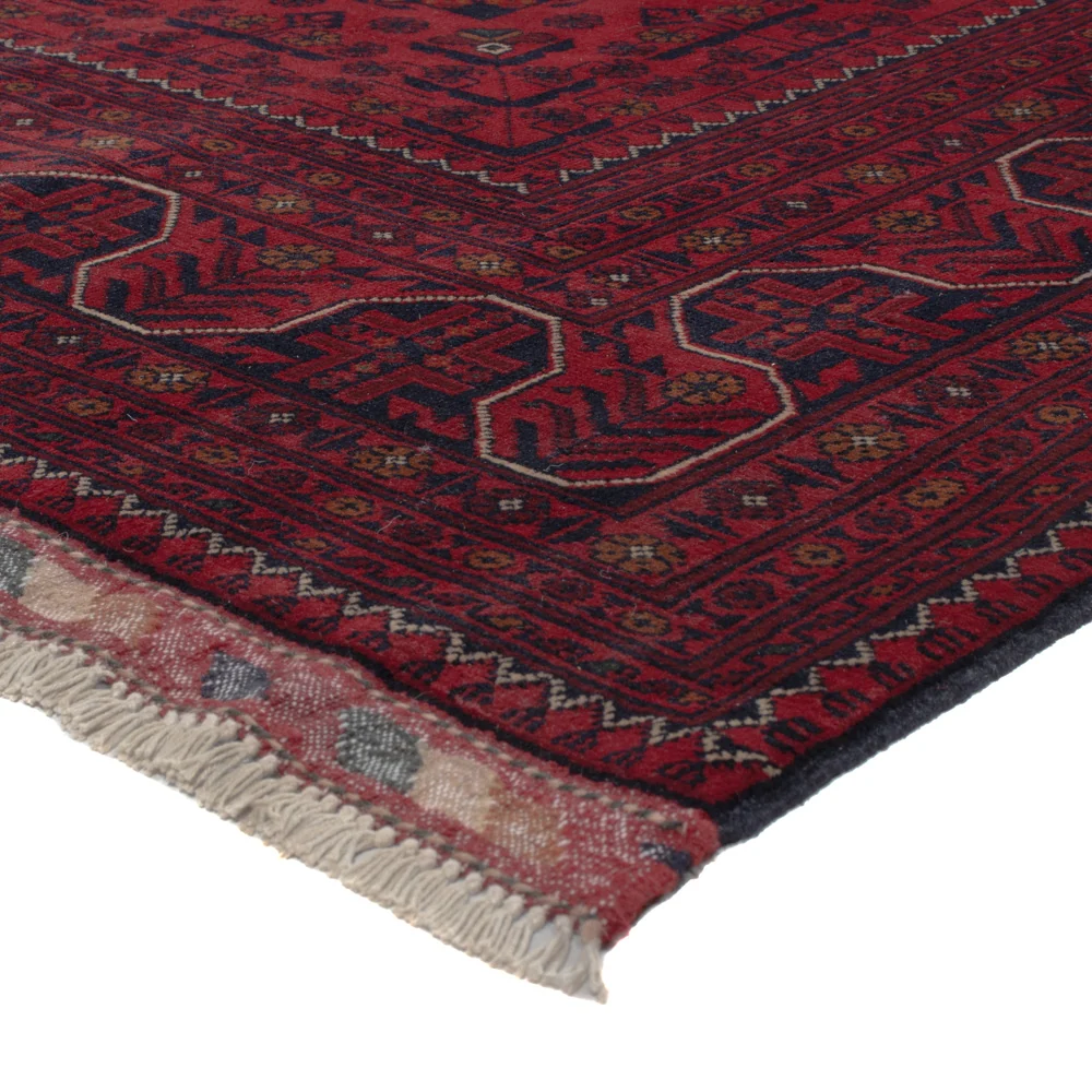 Afghanske tepper - Kunduz - 296 x 207 cm - mørk rød