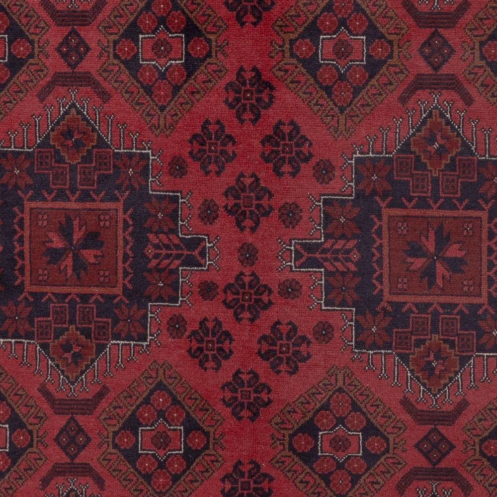 Afghanske tepper - Kunduz - 297 x 205 cm - rød