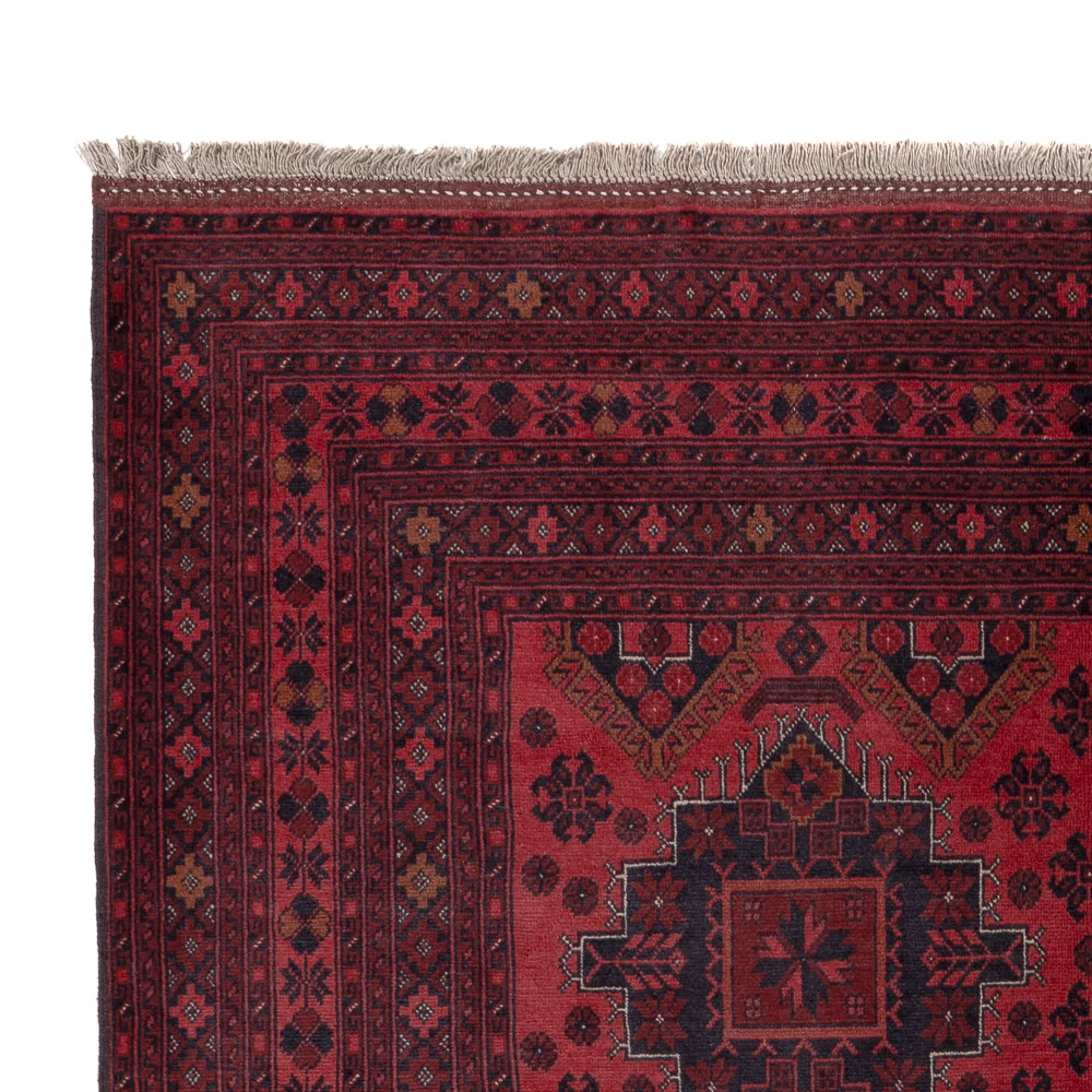 Afghanske tepper - Kunduz - 297 x 205 cm - rød