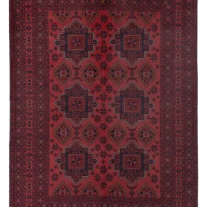 Afghanske tepper - Kunduz - 297 x 205 cm - rød
