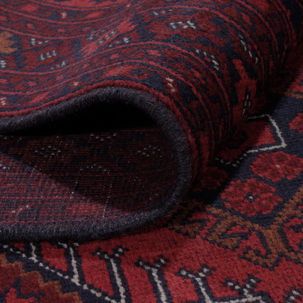Afghanske tepper - Kunduz - 297 x 205 cm - rød