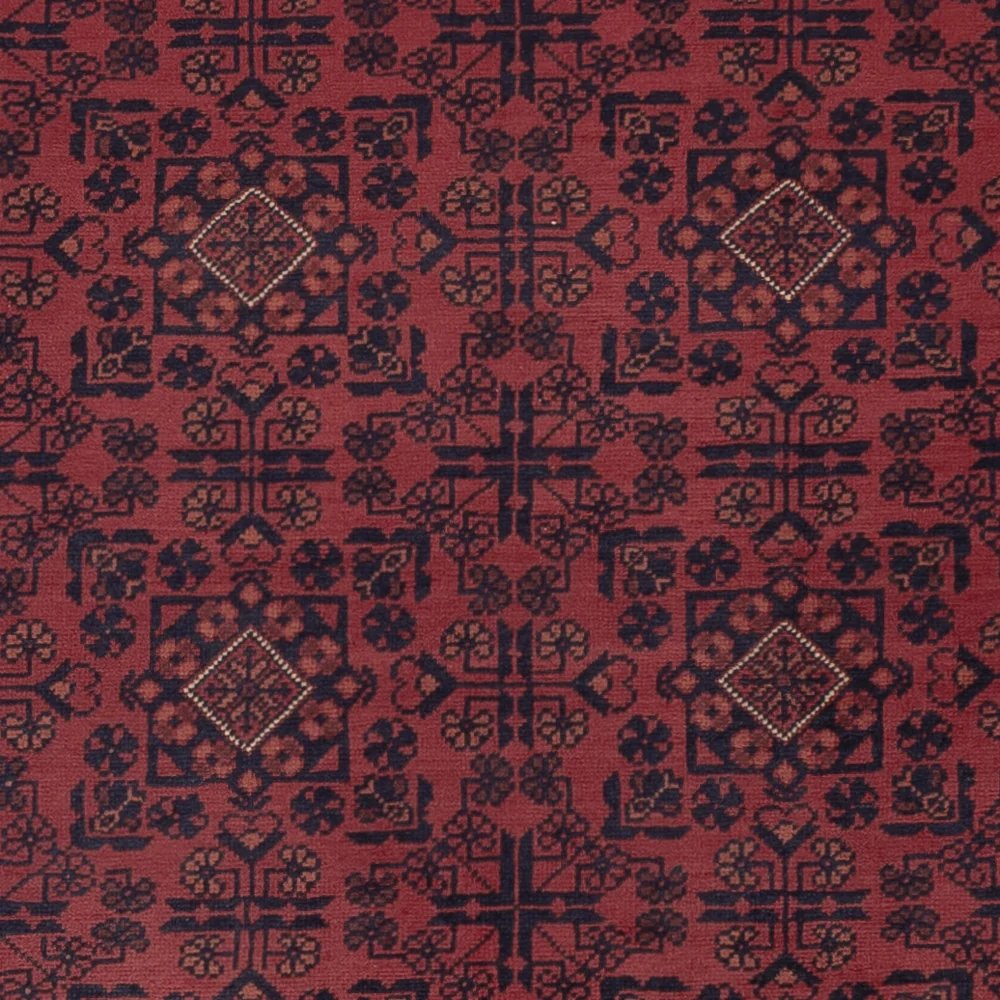 Afghanske tepper - Kunduz - 297 x 208 cm - mørk rød