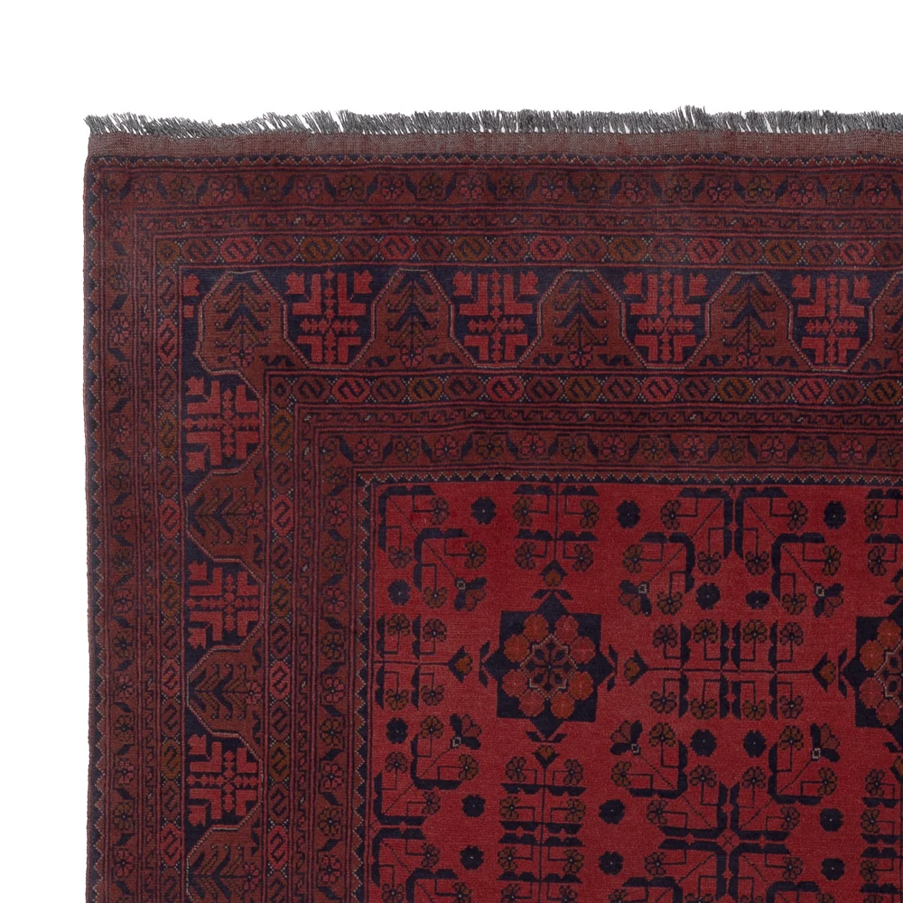 Afghanske tepper - Kunduz - 298 x 199 cm - rød