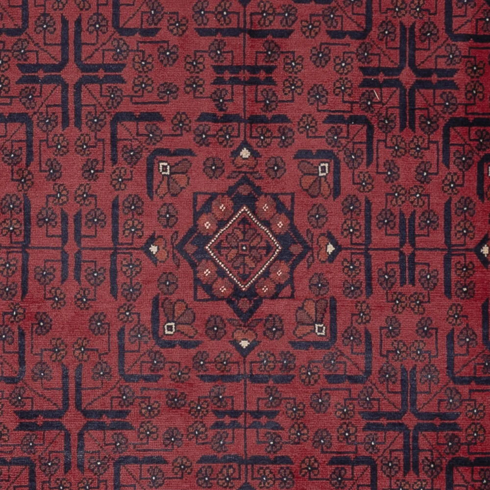 Afghanske tepper - Kunduz - 299 x 196 cm - mørk rød