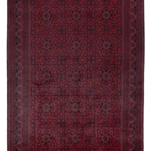 Afghanske tepper - Kunduz - 299 x 197 cm - mørk rød