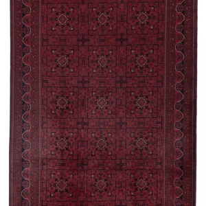 Afghanske tepper - Kunduz - 300 x 197 cm - mørk rød