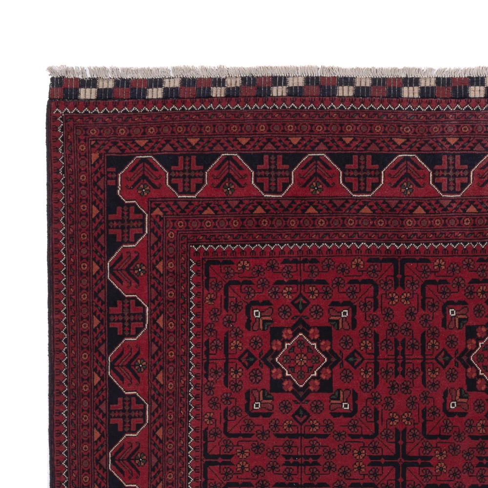 Afghanske tepper - Kunduz - 300 x 197 cm - mørk rød