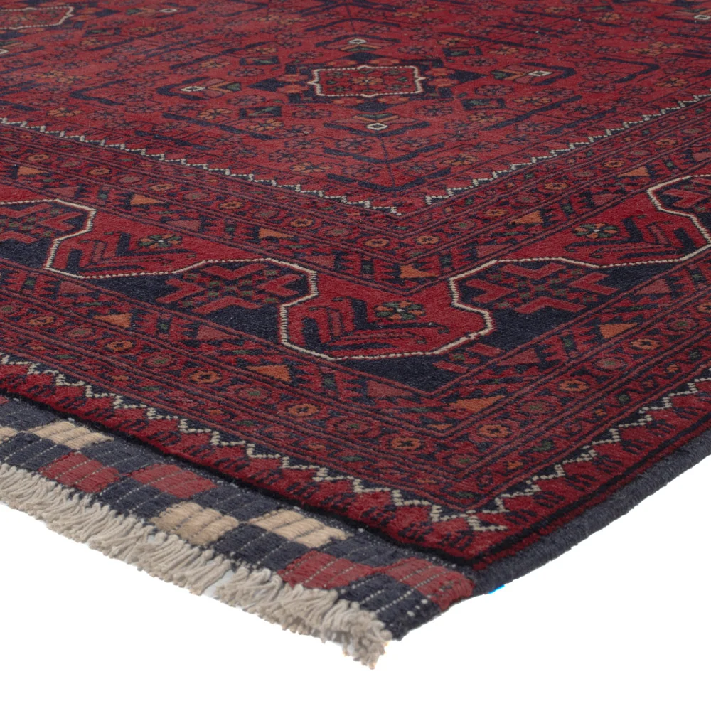 Afghanske tepper - Kunduz - 300 x 197 cm - mørk rød