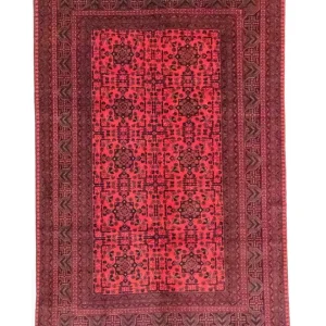 Afghanske tepper - Kunduz - 300 x 198 cm - rød