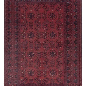 Afghanske tepper - Kunduz - 300 x 204 cm - mørk rød