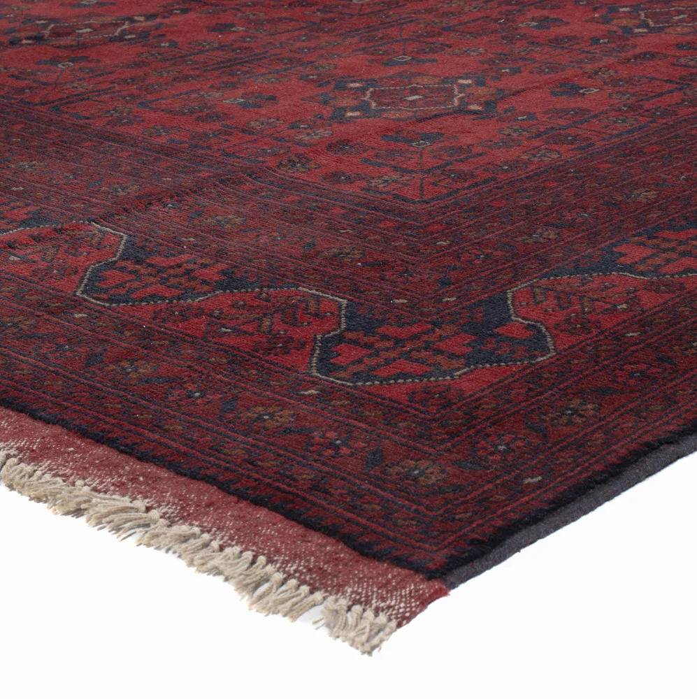 Afghanske tepper - Kunduz - 300 x 205 cm - rød