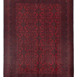 Afghanske tepper - Kunduz - 300 x 205 cm - rød