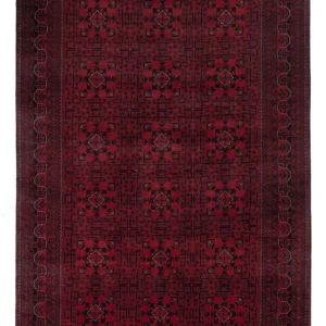 Afghanske tepper - Kunduz - 301 x 196 cm - mørk rød