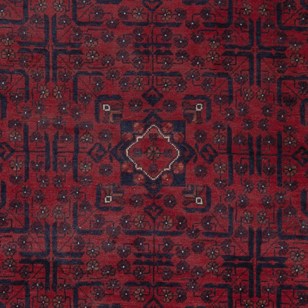 Afghanske tepper - Kunduz - 301 x 199 cm - mørk rød