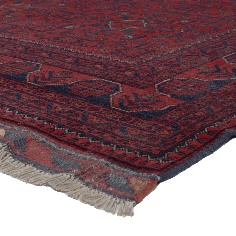 Afghanske tepper - Kunduz - 301 x 199 cm - mørk rød