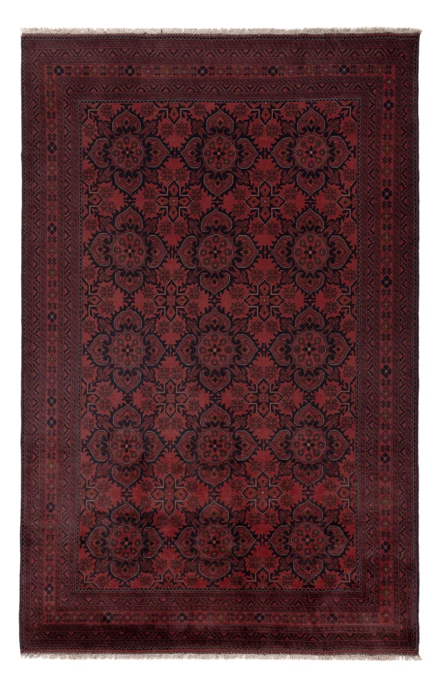 Afghanske tepper - Kunduz - 301 x 202 cm - rød
