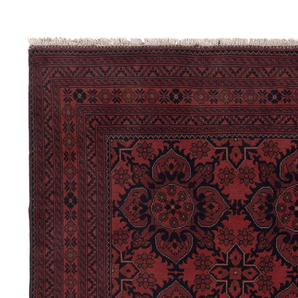 Afghanske tepper - Kunduz - 301 x 202 cm - rød
