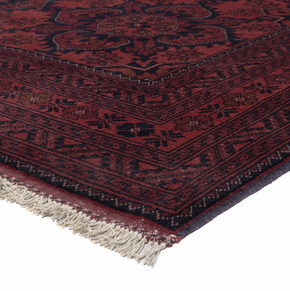 Afghanske tepper - Kunduz - 301 x 202 cm - rød