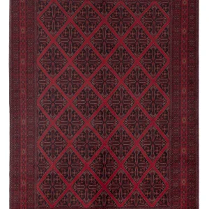 Afghanske tepper - Kunduz - 302 x 203 cm - rød